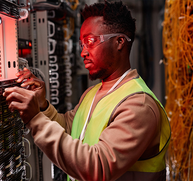 Power Distribution Switchgear Installation